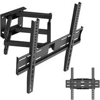 Maclean TV Mount / Bracket, max VESA 400x400, 32-70", up to 40 kg, black, tilt adjustment +12°–-12° and swivel adjustment +60°–-60°, MC-192 MC-192
