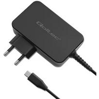 Qoltec 52387 GaN POWER PRO charger 1xUSB-C 90W 5-20V 3-4.5A Black 52387