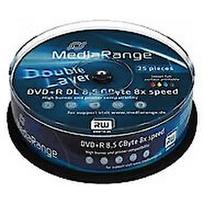 MediaRange DVD+DL 8x CB 8,5GB MediaR Pr 25 pieces MR474