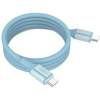 Ansmann silicone cable USB-C to USB-C (blue, magnetic, 120cm) 1700-0202