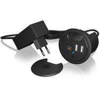 Raidsonic USB Tischladegerät mit Power Delivery & Quick Charge IB-HUB1407