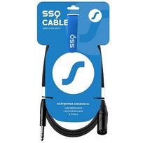 Sound Station Quality SSQ JSXM10 - XLR male - Jack stereo 6,3 mm cable , 10 m SS-2031