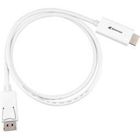 Sharkoon Adapter cable Displayport 1.2 HDMI 4K (white, 1 meter) 4044951037704