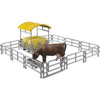 Bruder hay rack with fences and trough 62612