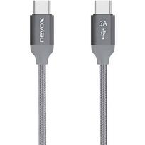 Nevox data and charging cable USB-C 2.0 > USB-C 2.0 (grey, 2 meters) 1654