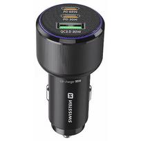 Swissten PD 2x USB-C / USB Car Charger 95W with USB-C - USB-C Cable 1m 20111912