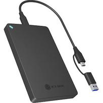 Raidsonic IB-201T-CU31 2.5" SATA HDD/SSD Enclosure (black, with USB Type-C/Type-A combo cable) 61066