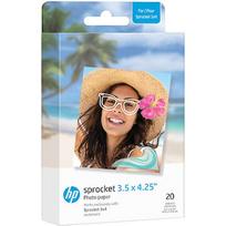 Hewlett Packard photo paper Sprocket Zink 8.9x10.8cm 20 sheets HPIZ3X420