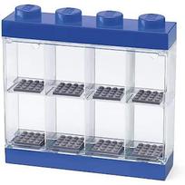 Room Copenhagen LEGO minifigures display case blue, storage box (transparent, transparent) 40650005