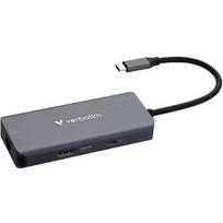 Verbatim Dokstacija Verbatim USB-C Essentials Multiport Hub 6 Port RJ45 32157V