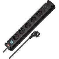 Brennenstuhl Bremounta 5-way power strip, 2x USB-C black, 3 meter cable, 2x USB, with safety switch 1150660415