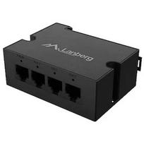 Lanberg switch DIN-GE4-BT-90W 1xIn 3xOut 1Gb POE extender gigabit ethernet DIN rail DIN-GE4-BT-90W