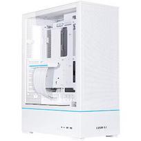 Lian Li SUP-01, Tempered Glass, White + RGB Riser Card PCIe 4.0 SUP01W