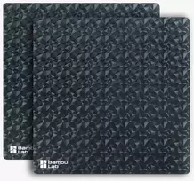 Bambu 3D Diamond Surface Sheet – 2 keičiamų lapų rinkinys – X1, P1 ir A1 serija – Bambu Lab