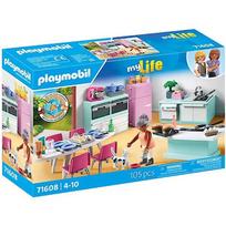 Playmobil Figures set My Life 71608 Kitchen with dining place 71608