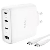 Trust Lādētājs Trust Maxo 65W 4-port GaN White 26068