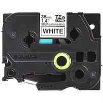Brother TZE-SL261 SELF LAMINATING TAPE 36MM 8M WHITE/BLACK TZESL261