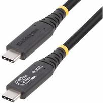 Startech USB-C 40Gbps Cable, 240W, 4K 240Hz DP Alt Mode, Thunderbolt Compatible, 1m 1M-40G-USB4-CABLE