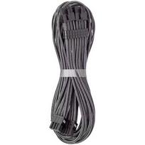 CableMod C-Series Pro ModMesh PCIe 8+8-pin Sleeved Cables for Corsair RM/RMx/RMi (Black Label), Carbon CM-PCSR-B88P-N60KC-3PK-R