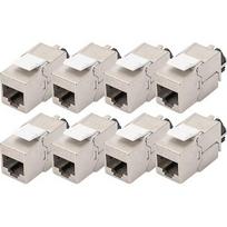 Digitus CAT 6A KEYSTONE MOD SHIELD 8PCS SHIELDED TOOL-FREE CONNECTION DN-93617-8