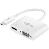 Goobay USB-C Multiport-Adapter HDMI+VGA 52430