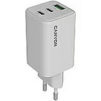 Canyon charger CU65ACC GaN 65W 2xPD 1xQC EU White CNS-CUW65ACC