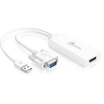 J5create VGA TO HDMI VIDEO AUDIO ADAPTER   JDA214-N