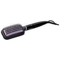Philips Heated Straigthening Brush BHH880/00,ceramic coating,heated and nylon bristle design for best results,thermo sensor for EHD,2 temp. BHH880/00