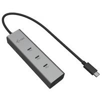 i-tec USB-C Charging Metal HUB 5 port with USB-C video 8K + Power Delivery 85W C31HUBMETAL8KPDPRO