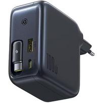 Baseus EnerCore CJ11 100W z portami USB-A oraz USB-C i ze zwijanym kablem USB-C - czarna 6932172695606