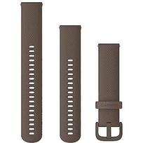 Garmin Silicone band, Cacao - for Forerunner 165/245/55/645, Venu&Venu2, Venu Sq&Venu Sq2, Vivoactive 3/5, Vivomove 3/HR/Luxe/Sport/Style/Trend 010-12924-81