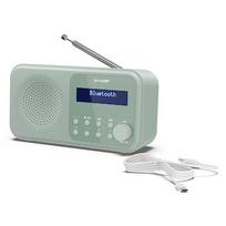 Sharp DR-P420(GN) Tokyo Portable Digital Radio, FM/DAB/DAB+, Bluetooth 5.0, USB or Battery Powered, Aquamarine Green | DR-P420(GN)