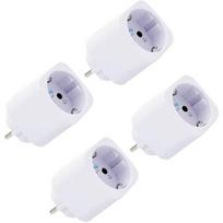 Shelly · Plug & Play Plug M Gen3 White · 4er Set · Smarter Zwischenstecker · 13A · Messfunktion · WLAN · BT · weiß Shelly_Plug_M_Gen3_4er_w