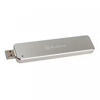 Silverstone SST-MS09S, M.2 SSD auf USB-A 3.1 Gehäuse, silber SST-MS09S