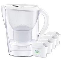 Brita Marella XL 3.5l filter jug + 4 cartridges PRO Pure Performance cartridges White Marella XL + 4 PRO bialy