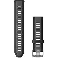 Garmin Silicone band, Black - for Forerunner 165/245/55/645, Venu&Venu2, Venu Sq&Venu Sq2, Vivoactive 3/5, Vivomove 3/HR/Luxe/Sport/Style/Trend 010-11251-AG