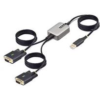 Startech USB-A to 2x Serial DB9 Adapter Cable, 4m 2P6FFC-USB-SERIAL