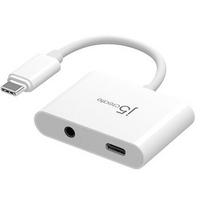 J5create USB-C TO 3.5MM AUDIO ADAPTER ADAPTER WITH POWER DELIVERY JCA122-N