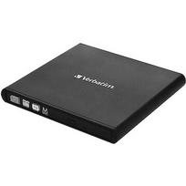 Verbatim 98938, USB2.0, CD/DVD-R/W, Slim, Black 98938