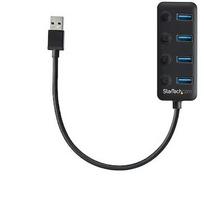 Startech 4-PORT USB 3.0 HUB WITH ON/OFF WITH INDIVIDUAL ON/OFF SWITCHES HB30A4AIB