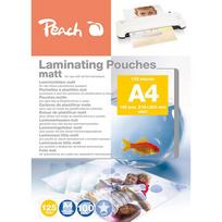 Peach laminating film A4 125mic PP525-22 (matt, 100 pieces, writable) S-PP525-22