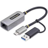 Startech USB TYPE-C ETHERNET ADAPTER ETHERNET ADAPTER W/USB-A CONVERT U2GA-USB-C-ETHERNET