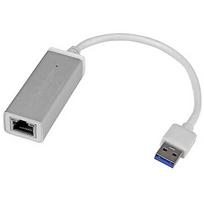 Startech USB 3.0 NETWORK ADAPTER-SILVER ALUMINUM DESIGN SILVER FINISH    IN USB31000SA