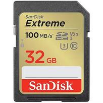SanDisk Extreme, SDHC, 32GB, UHS-I, U3, V30 SDSDXVT-032G-GNCIN