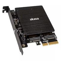 Akasa M.2 PCI-E SATA RGB LED Adapter Karte AK-PCCM2P-03