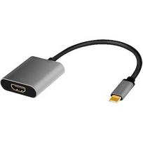 Logilink USB-C to HDMI/F adapter, 4K/60Hz, alu, 0.15m CUA0103