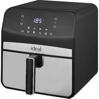 Eldom Ideal Air fryer, 6.5L, Black/Stainless steel IK1501