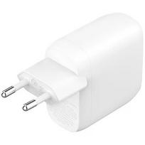 Belkin 60W DUAL USB-C CHARGER WITH POWER DELIVER WHITE WCB010VFWH