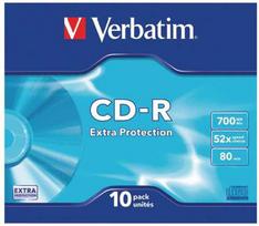 Verbatim CD-R slim jewel case 10 700MB 52x DataLife (43415)