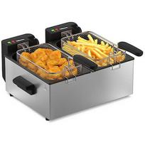 Tristar Double deep fryer | FR-9342 | Power 3600 W | Capacity 6 L | Silver FR-9342